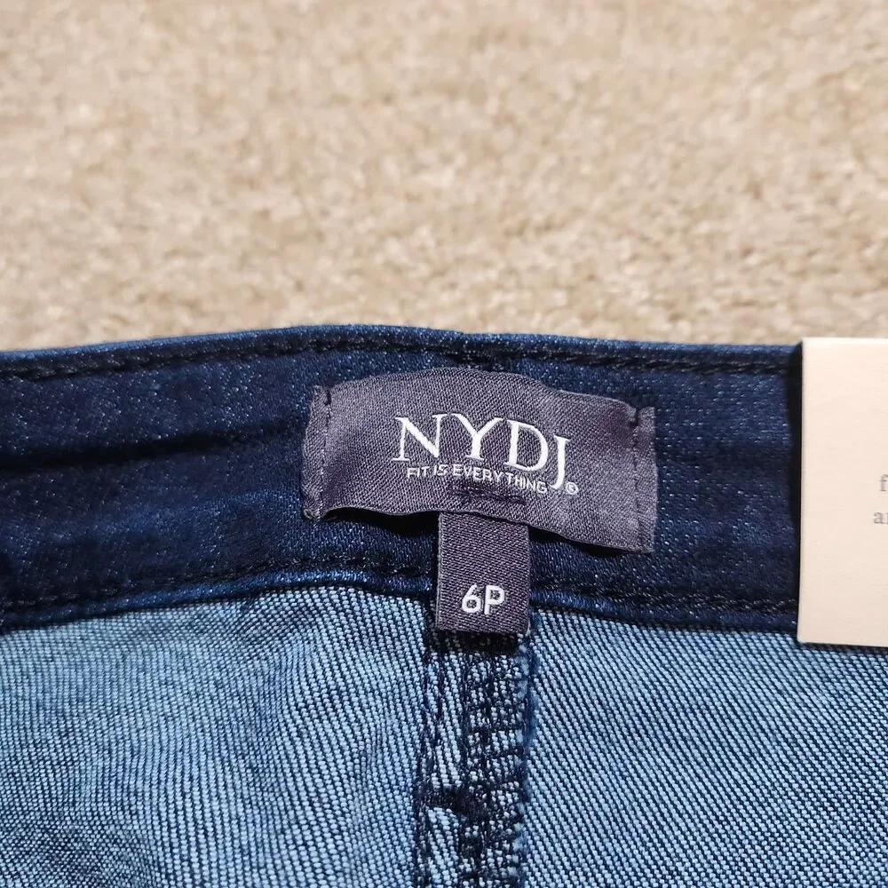 NYDJ Jeans Women 6P Dark Wash Mid Rise Ami Skinny Lift Tuck Technology NWT